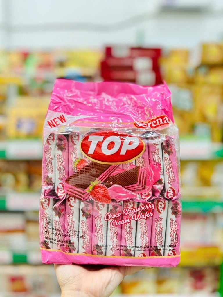 Bánh Xốp Top Cao Cấp - 420g (Lá Dứa, Sữa, Dâu, Socola)