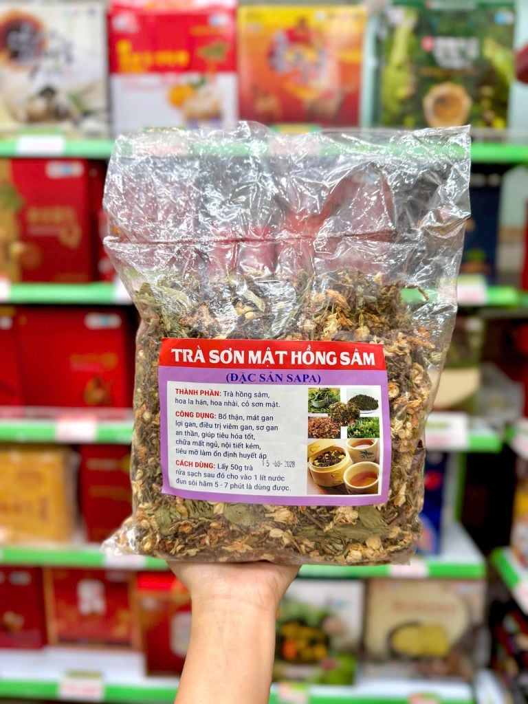 Trà Sơn Mật Hồng Sâm Đặc Sản Sapa - 500g