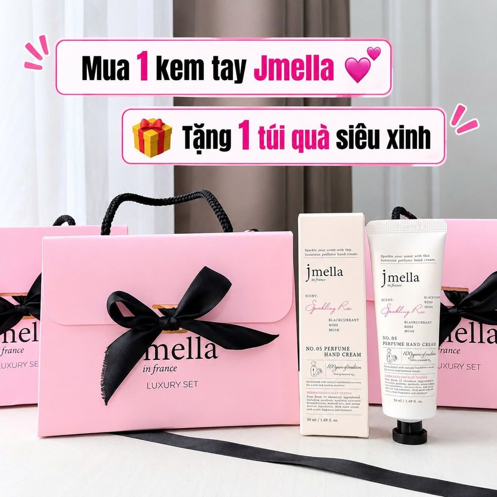 Set Quà Jmella Kem Dưỡng Da Tay No 02 - 50ml Quà Tặng 20/10