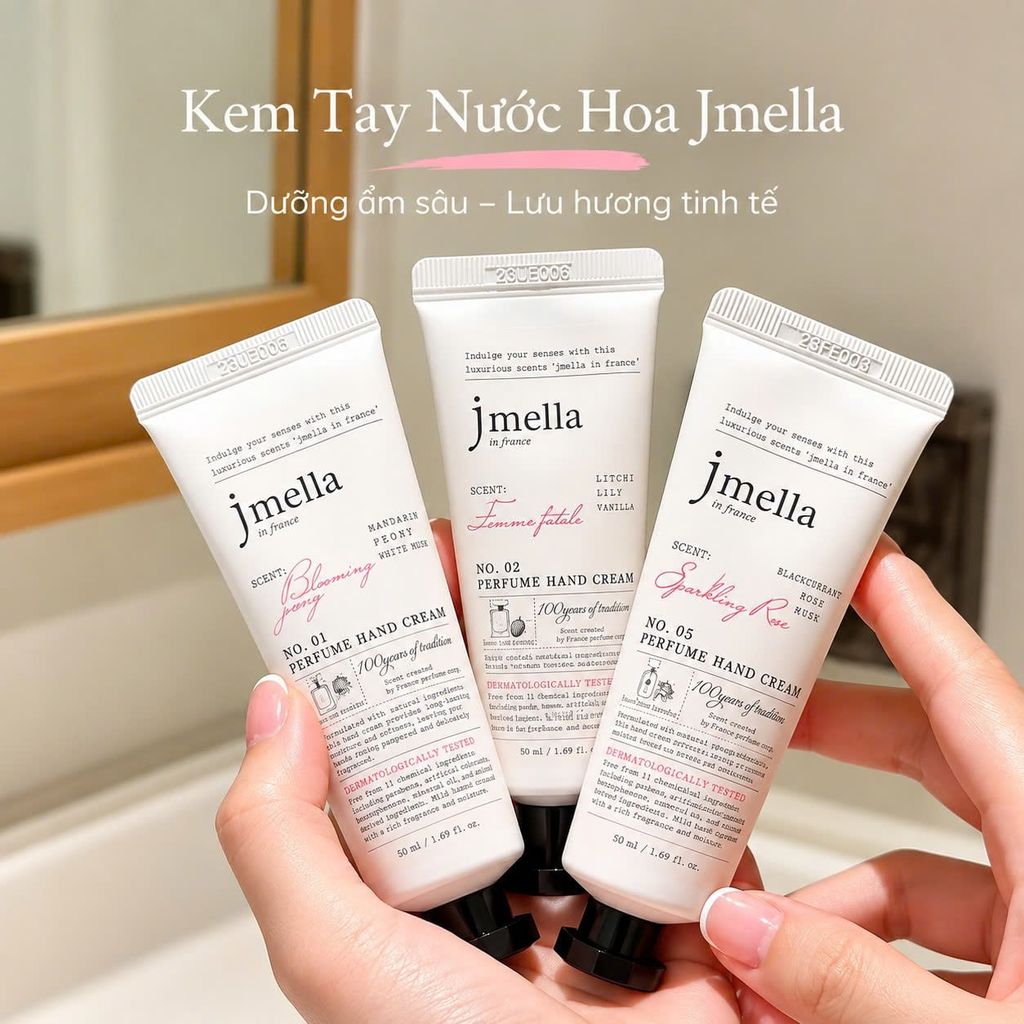 Set Quà Jmella Kem Dưỡng Da Tay No 02 - 50ml Quà Tặng 20/10