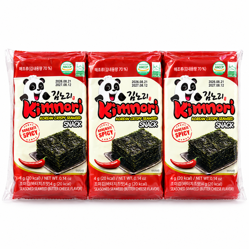 Snack Rong Biển Ăn Liền Komnori - Lốc 3 Gói