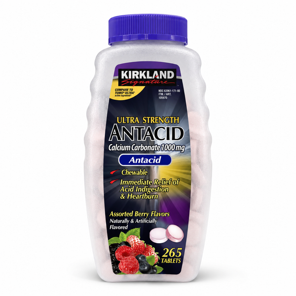 Viên Ngậm Kirkland Antacid Mỹ - 265 Viên
