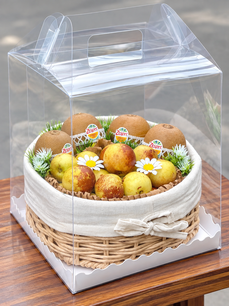 Hộp Quà Trái Cây Ngoại Nhập Giỏ Mây 20/10