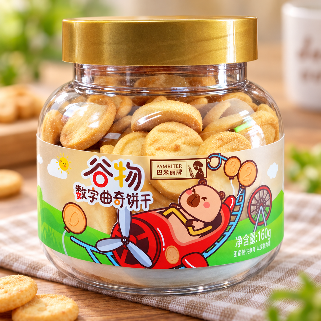 Bánh Quy Sữa Ngũ Cốc Pamiriter - Hộp 130g