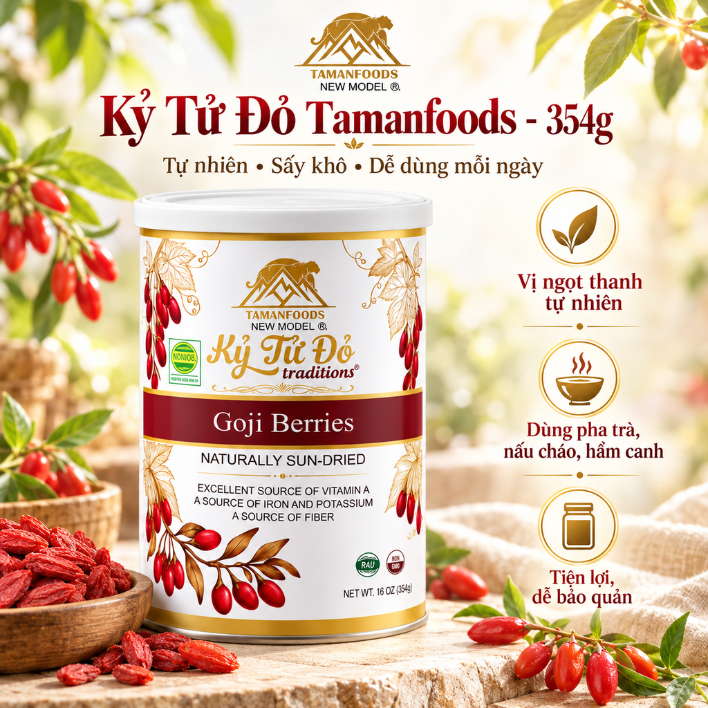 Kỷ Tử Đỏ Tamanfoods - 354g
