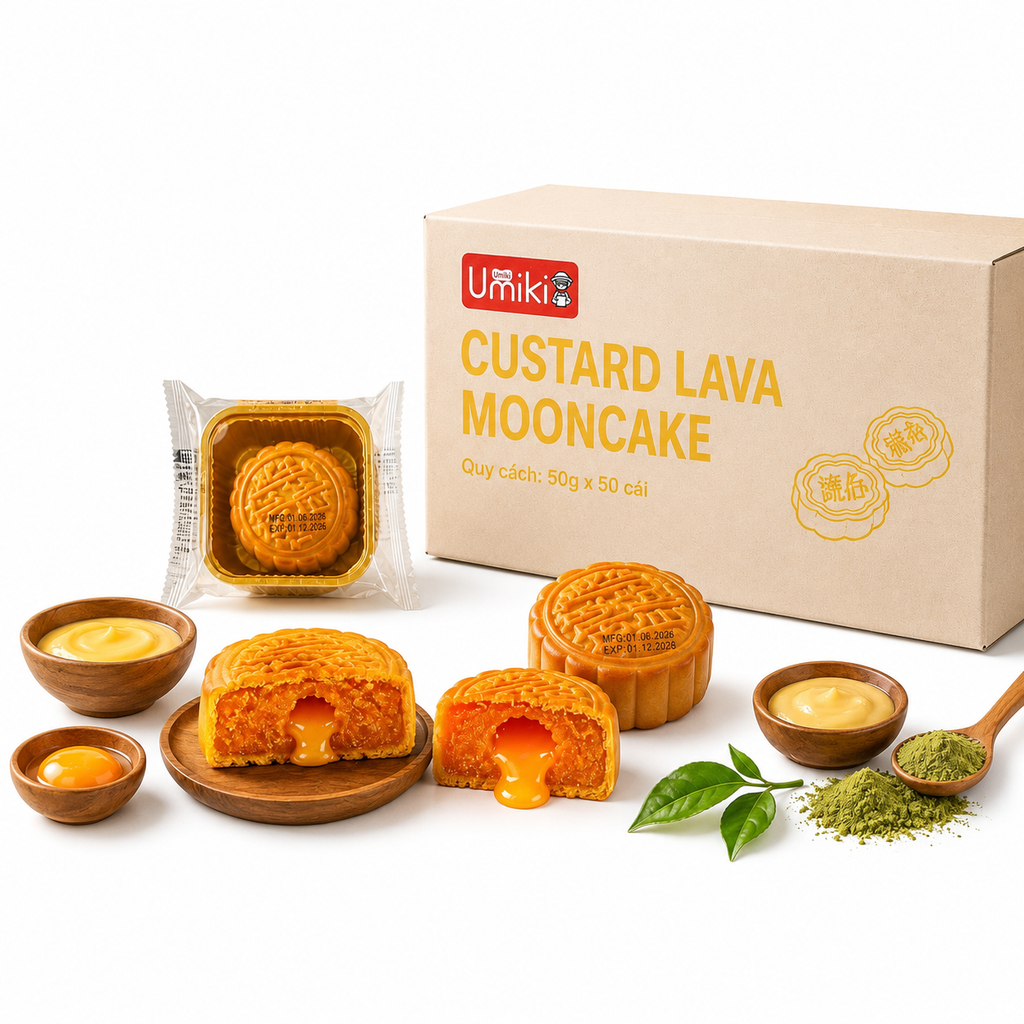 Bánh Trung Thu Trứng Chảy Umiki - 50g