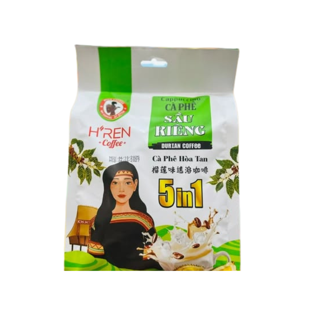 Cà Phê H’REN Hòa Tan Cappuccino 5in1 - 408g