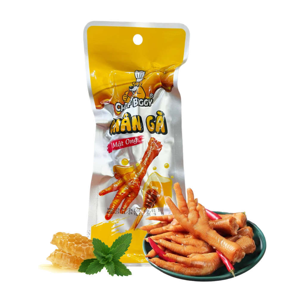 Chân gà Chefbiggy - 30g (vị mật ong và vị cay)