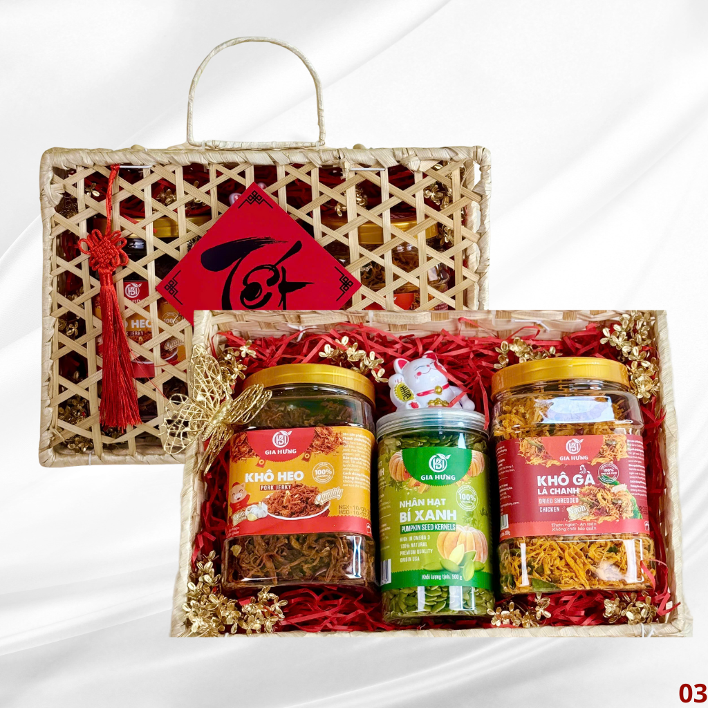 Giỏ Quà Tết Cao Cấp 2026 - Tết Bình An