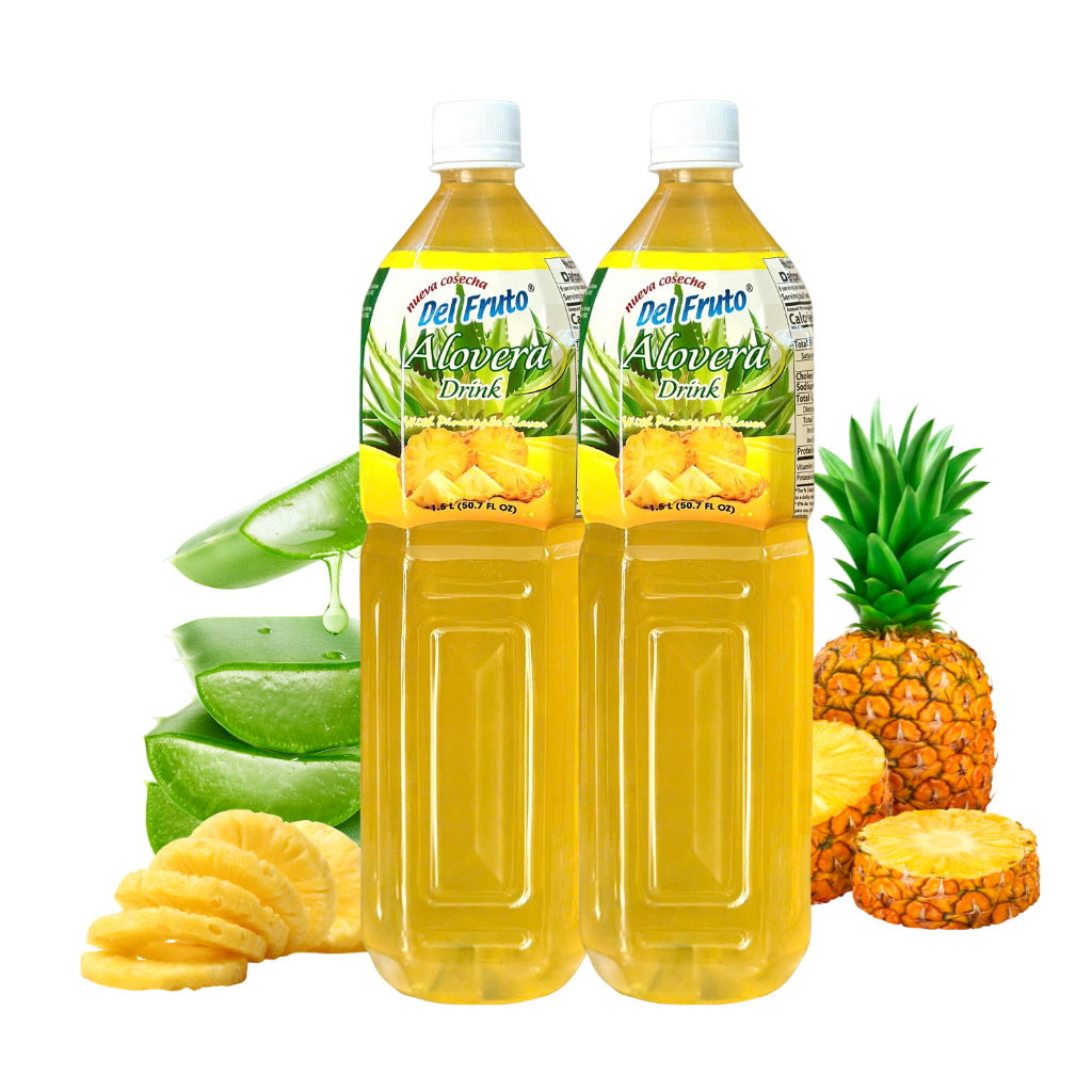 Nước Ép Nha Đam - 1.5L (Vị Dưa & Vị Dâu)