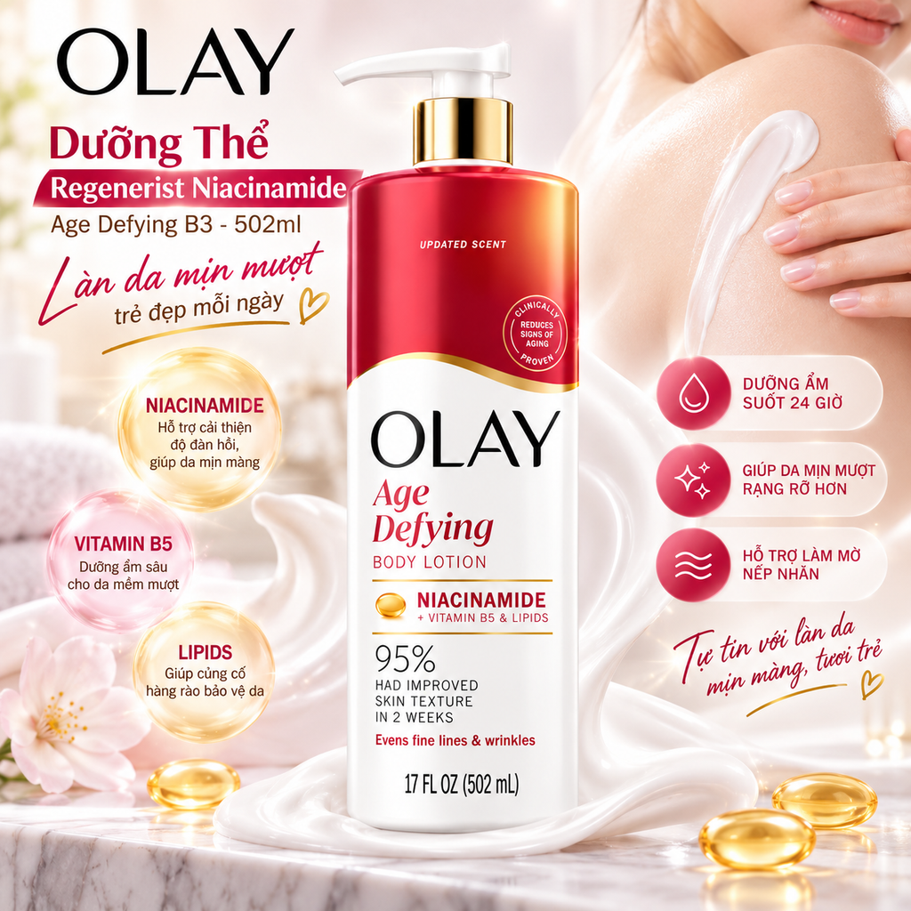 Dưỡng Thể Olay - 502ml