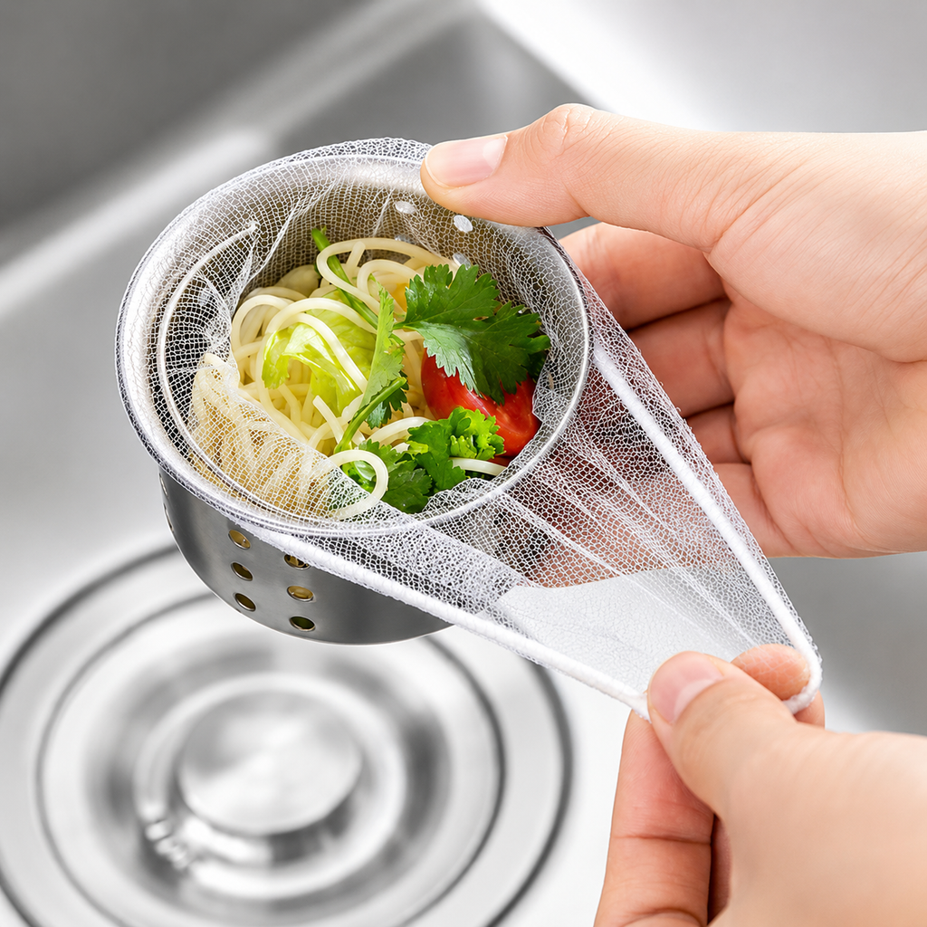 Túi Lưới Lọc Rác Bồn Rửa Chén 100 Cái