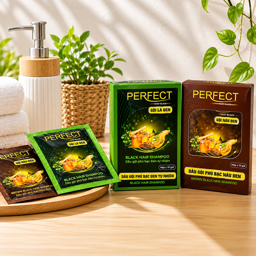 Gói Dầu Phủ Bạc Perfect Easy Black - Gói