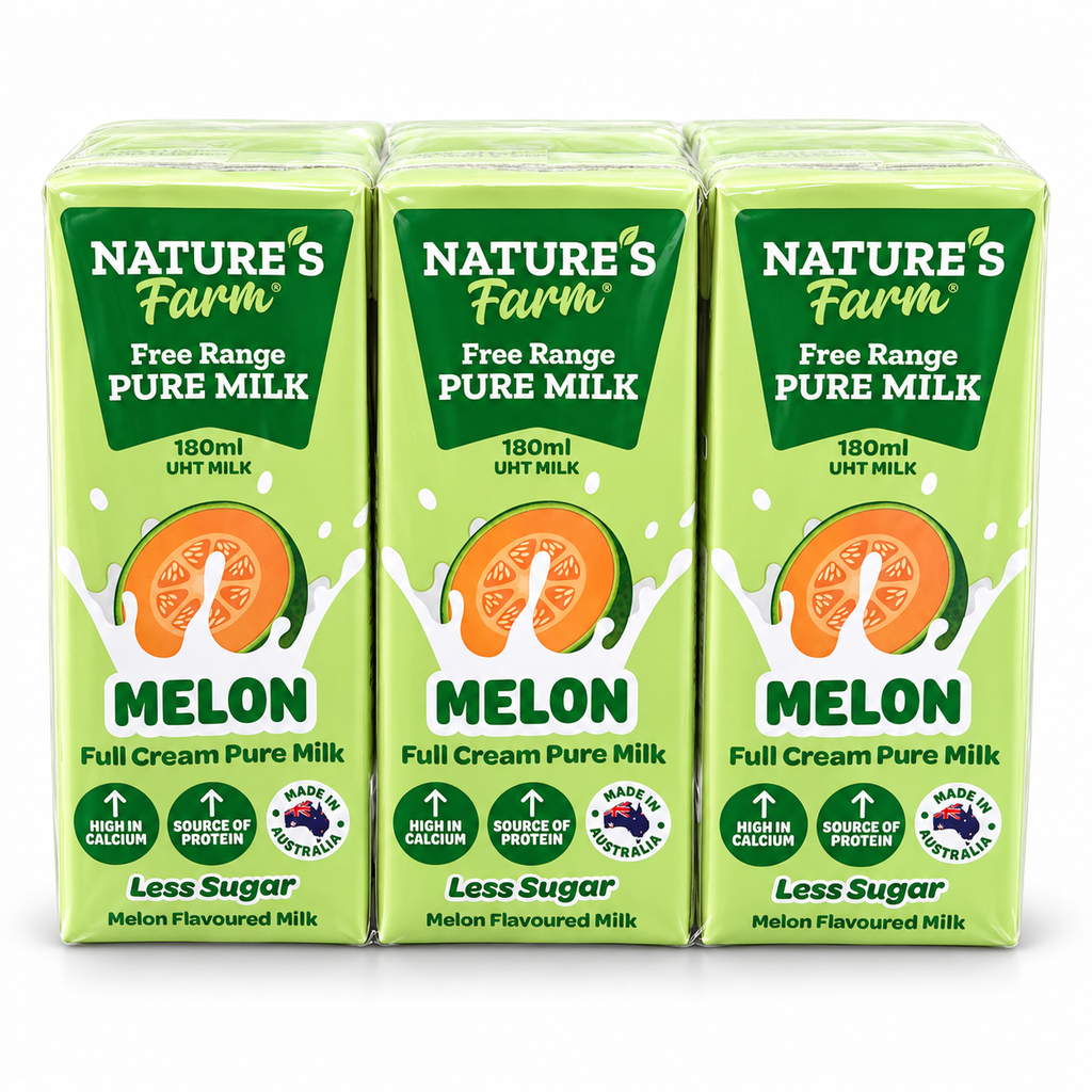 Thùng 24 Hộp Sữa Tươi Úc Nature's Farm - 24 Hộp x 180ml