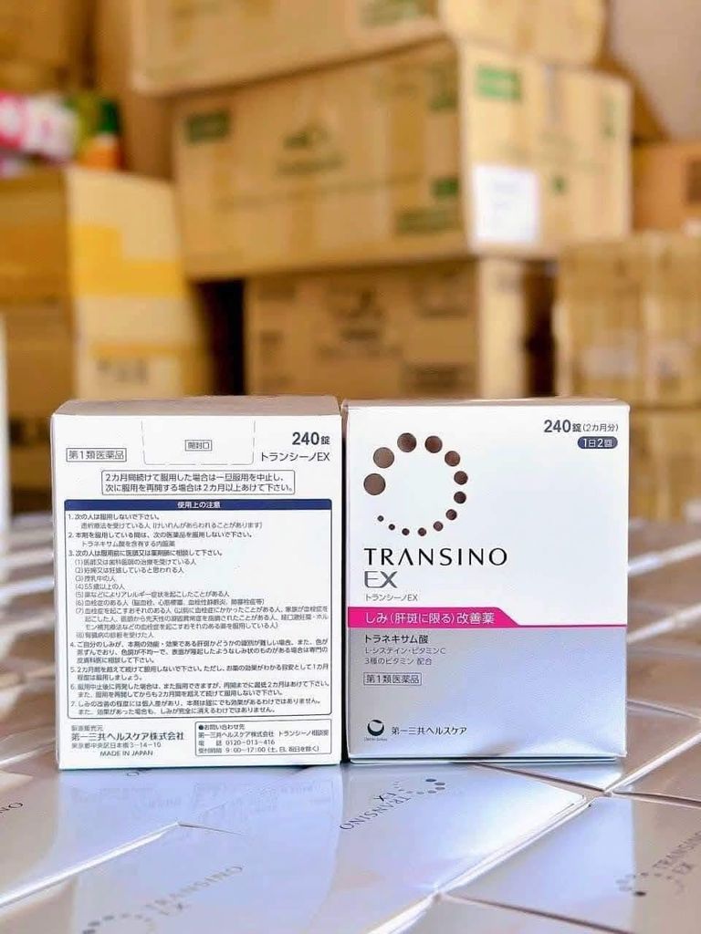 Viên Uống Transino Trị Nám 240 Viên