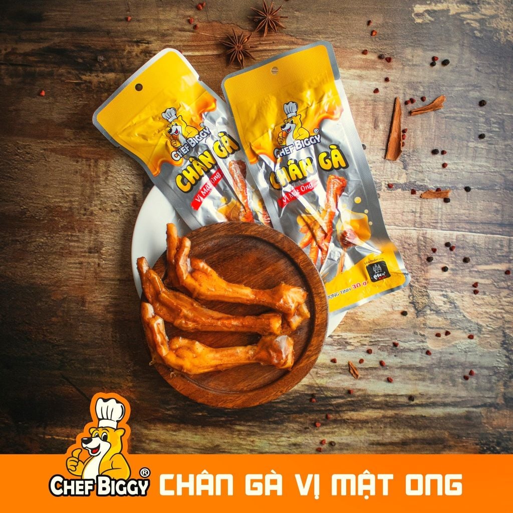 Chân gà Chefbiggy - 30g (vị mật ong và vị cay)