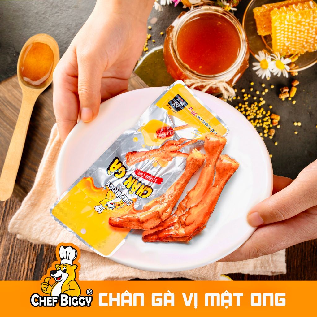 Chân gà Chefbiggy - 30g (vị mật ong và vị cay)