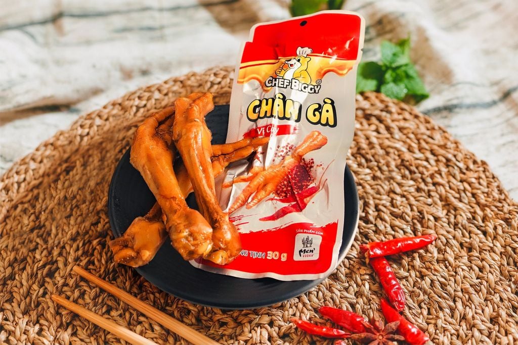 Chân gà Chefbiggy - 30g (vị mật ong và vị cay)