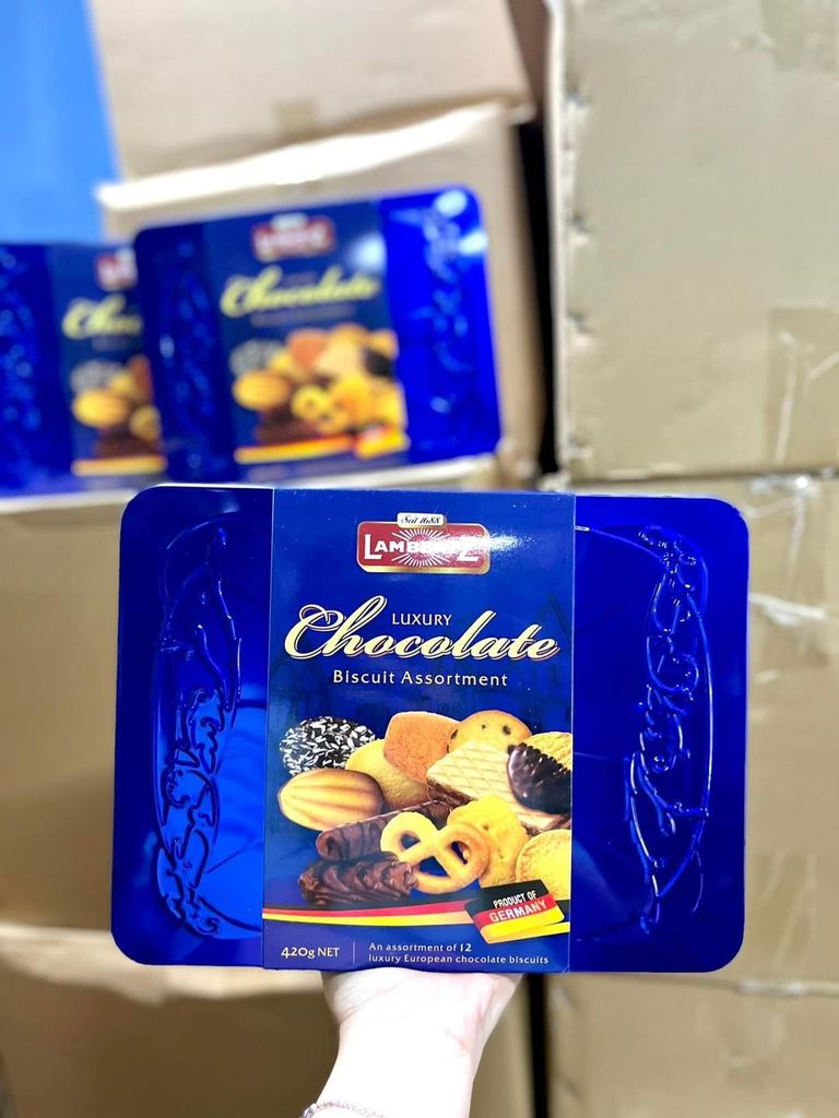 Hộp Bánh Lambertz Luxury Chocolate – 420g