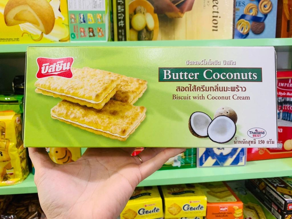 Bánh Quy Dừa Kem Bissin – 150g (Chocolate & Dừa)