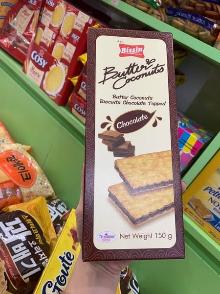 Bánh Quy Dừa Kem Bissin – 150g (Chocolate & Dừa)