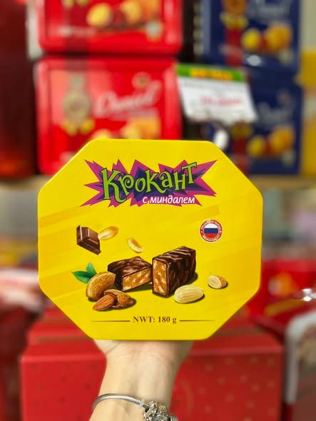 Socola Krokrant Lục Giác - Gói 180g