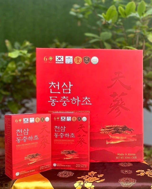 Thiên Sâm Đông Trùng Size Nhỏ - Hộp 30 gói x 50ml