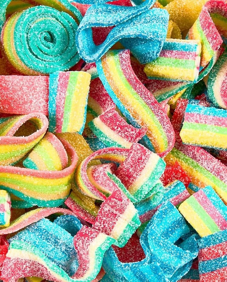 Kẹo Dẻo Chua Trolli Sour Strips - Gói 85g