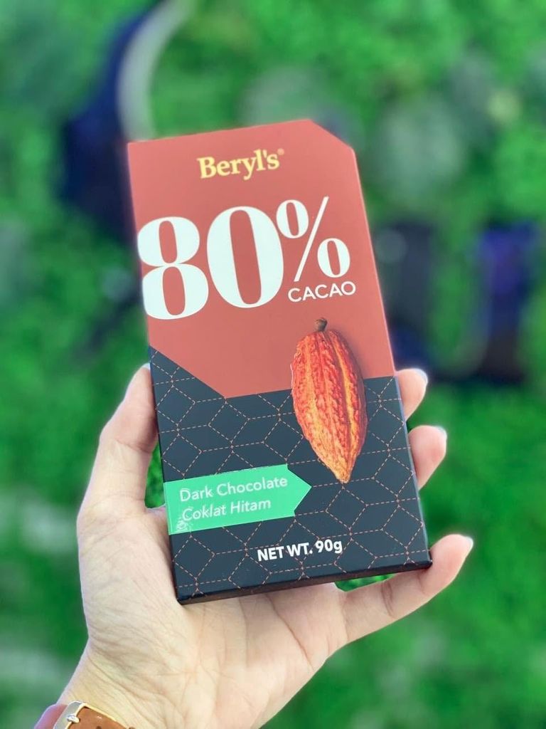 Thanh Socola Đắng Beryl’s - 90g