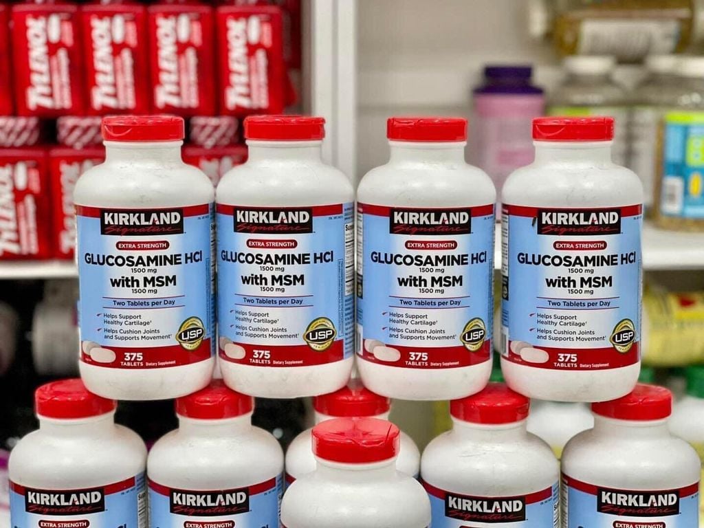Bổ Khớp Glu co sa min Kirkland Mỹ – Hộp 375 Viên