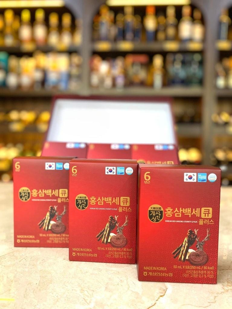 Nước Sâm Nhung Hươu Eternity Q Plus – Hộp 30 gói x 50ml