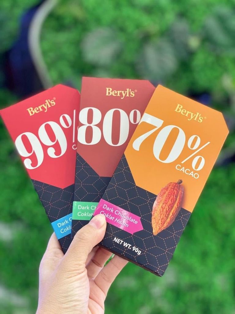 Thanh Socola Đắng Beryl’s - 90g