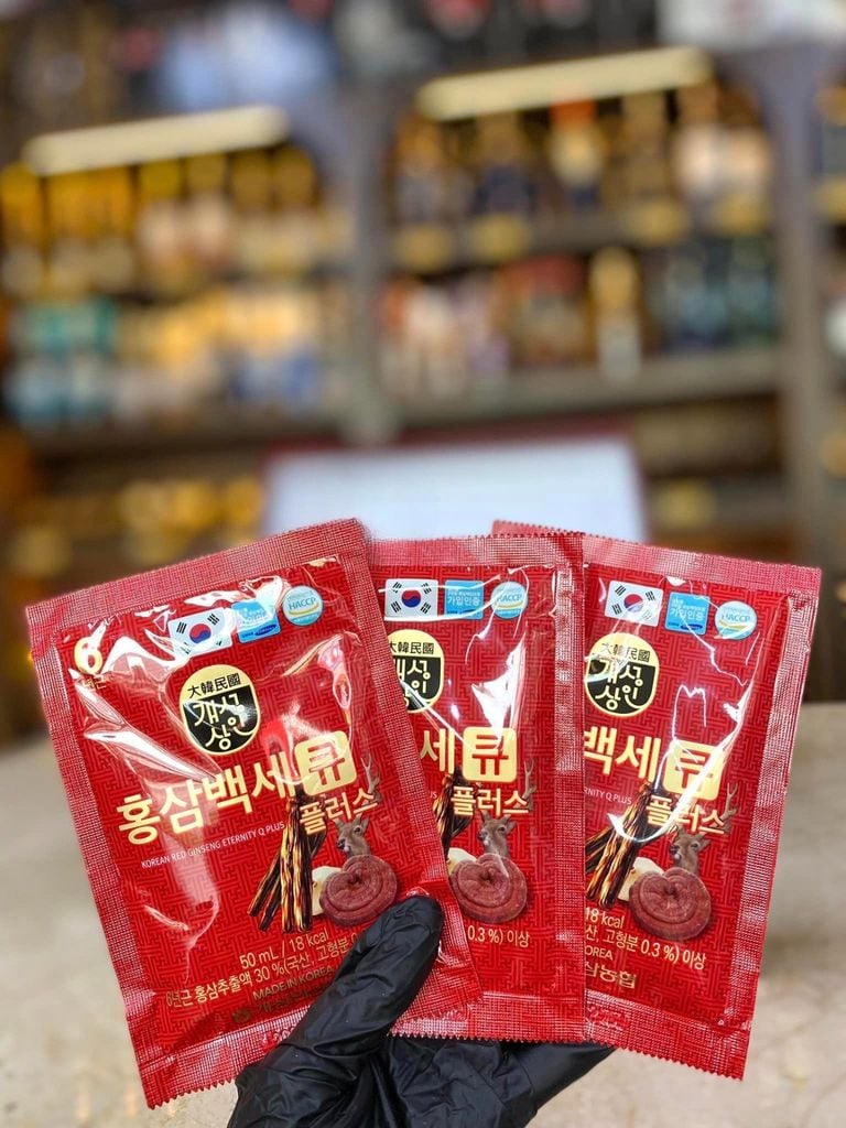 Nước Sâm Nhung Hươu Eternity Q Plus – Hộp 30 gói x 50ml