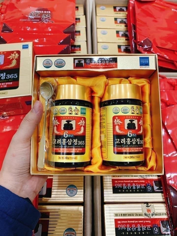 Cao Hồng Sâm 6 Năm 365 – Hộp 2 hũ x 240g