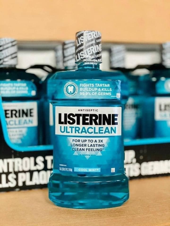 Nước Súc Miệng Listerine Ultraclean 4 in 1 – 1.5L Cool Mint