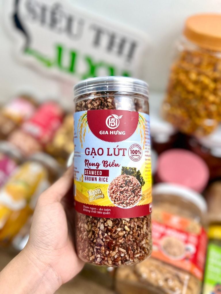 Gạo Lứt Rong Biển Gia Hưng - Hộp 320g