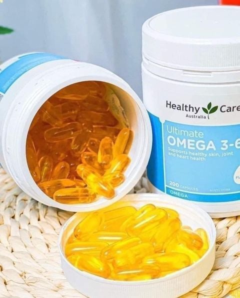 Viên Uống Dầu Cá Bổ Sung O me ga 3 - 6 - 9 Healthy Care - 200 Viên