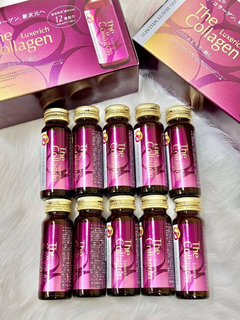 Nước Uống Shiseido The Collagen Luxerich - 10 Lọ x 50ml