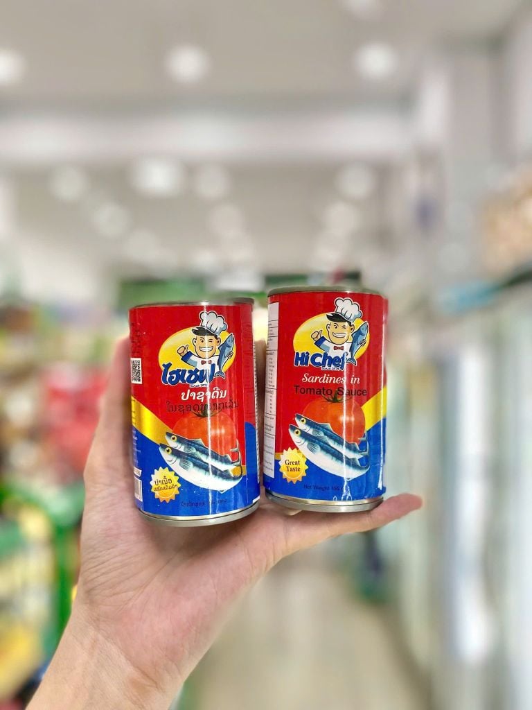 Cá Hộp Hi Chef Sardines In Thái Lan
