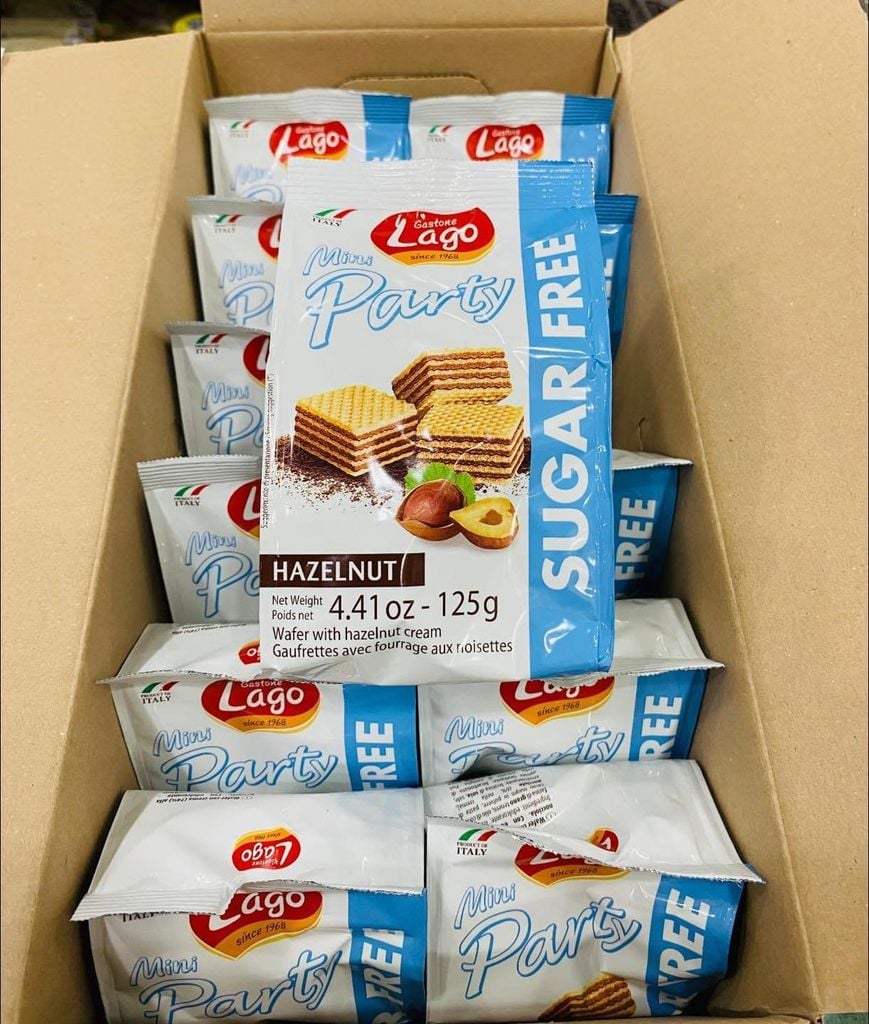 Bánh Lago Mini Party Sugar Free - Gói 125G