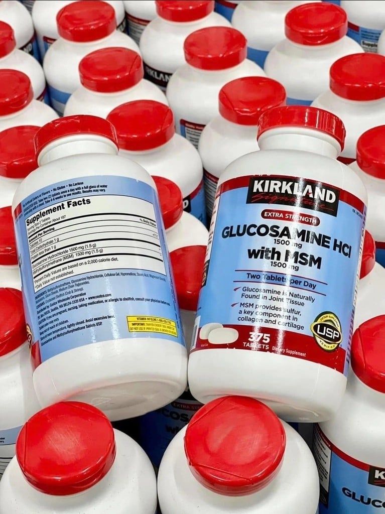 Bổ Khớp Glu co sa min Kirkland Mỹ – Hộp 375 Viên