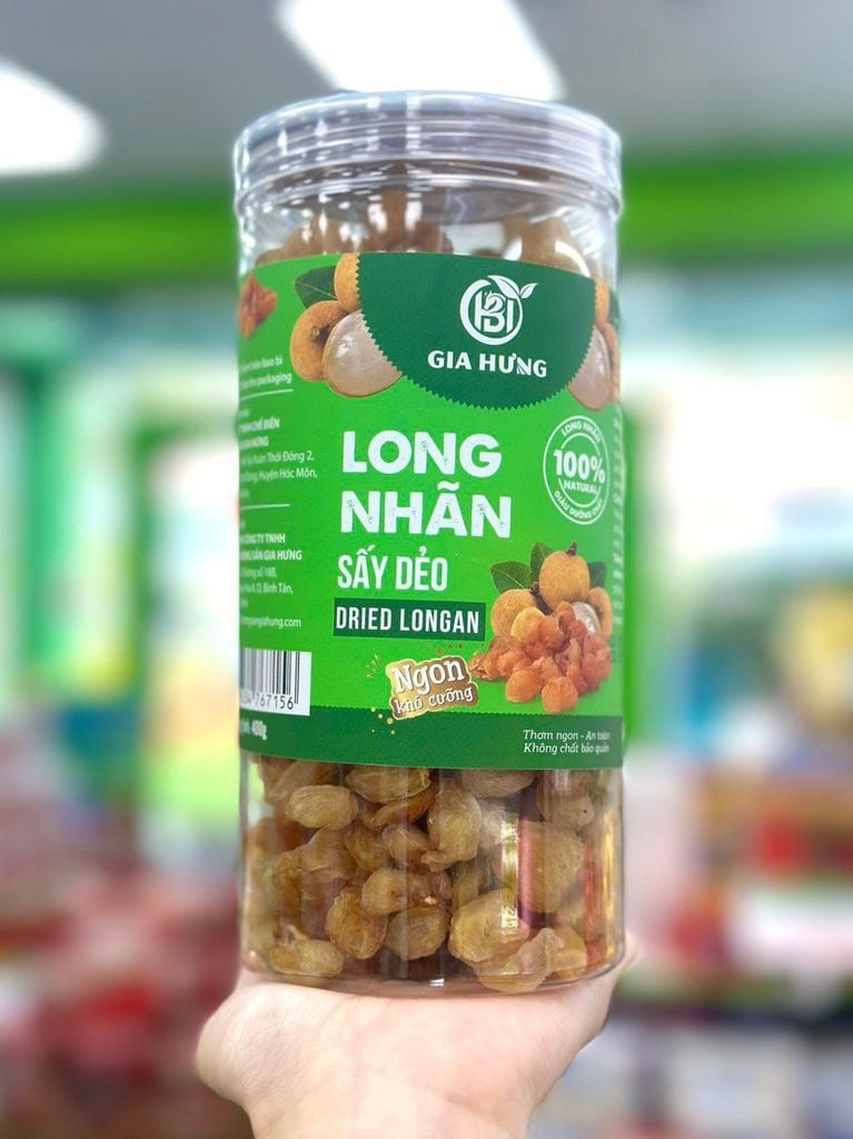 Long Nhãn Sấy Dẻo Gia Hưng - 400g
