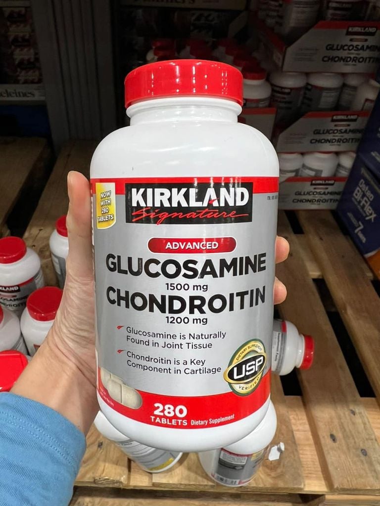 Viên Uống Glucosamine 1500MG Chondroitin 1200MG Mỹ – Hộp 280 Viên