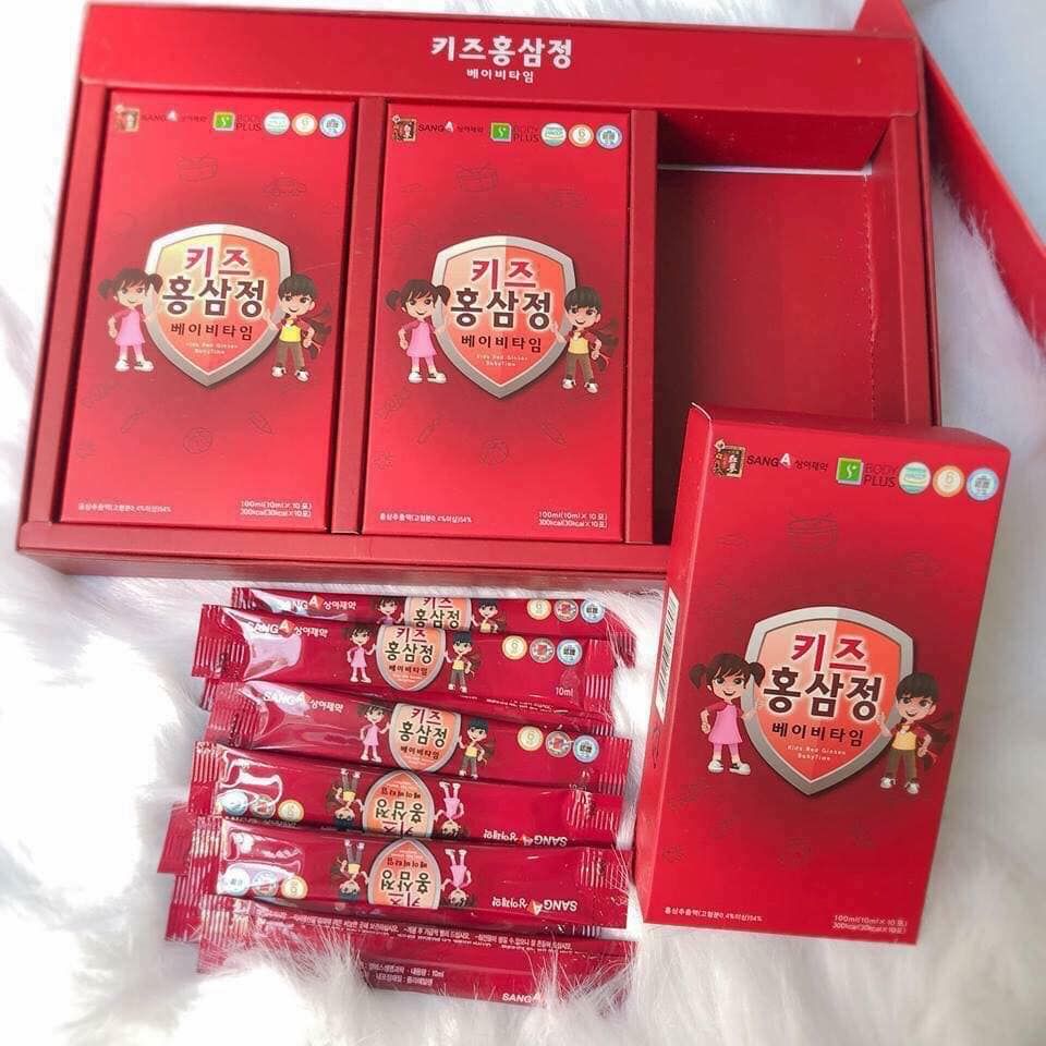 Hồng Sâm Cho Bé Sang A – Hộp 30 Gói 10ml