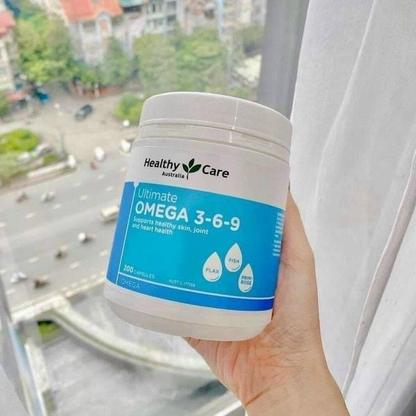 Viên Uống Dầu Cá Bổ Sung O me ga 3 - 6 - 9 Healthy Care - 200 Viên