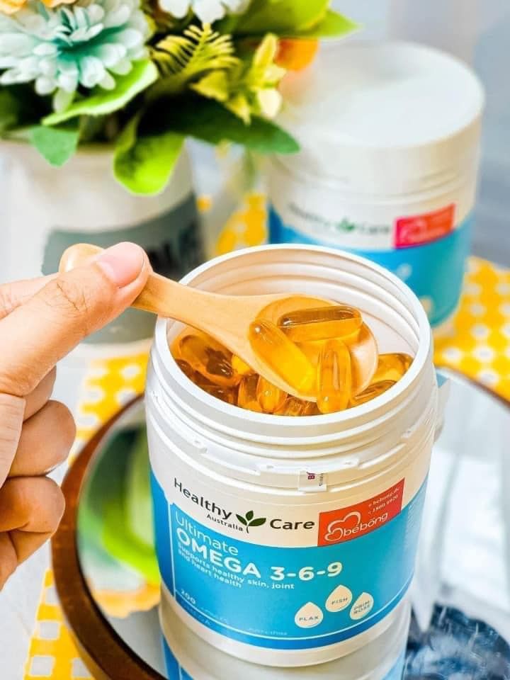 Viên Uống Dầu Cá Bổ Sung O me ga 3 - 6 - 9 Healthy Care - 200 Viên