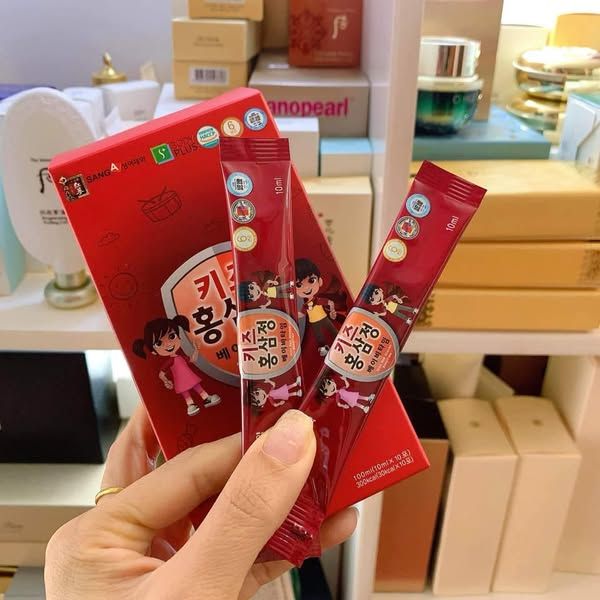 Hồng Sâm Cho Bé Sang A – Hộp 30 Gói 10ml