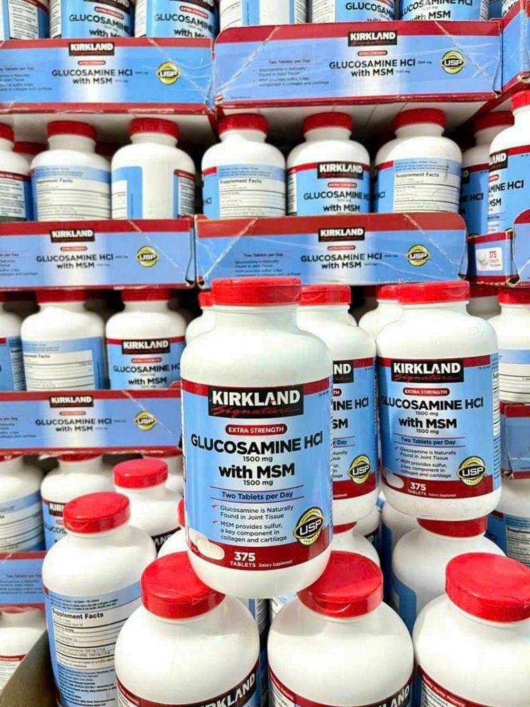 Bổ Khớp Glu co sa min Kirkland Mỹ – Hộp 375 Viên