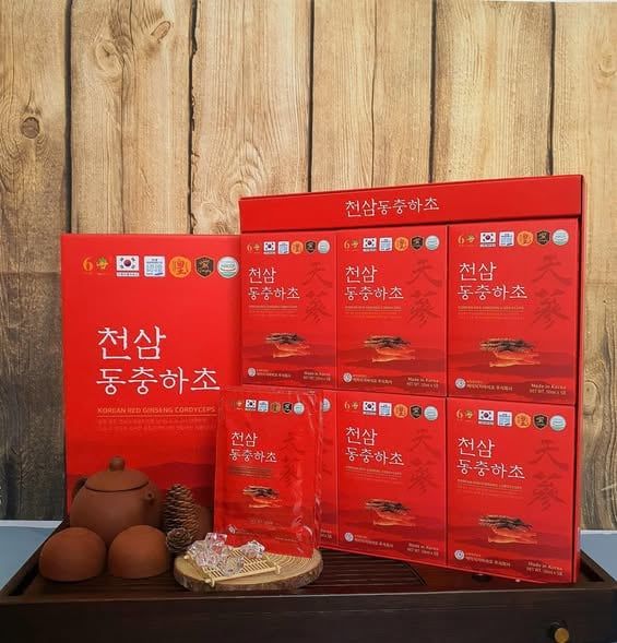 Thiên Sâm Đông Trùng Size Nhỏ - Hộp 30 gói x 50ml