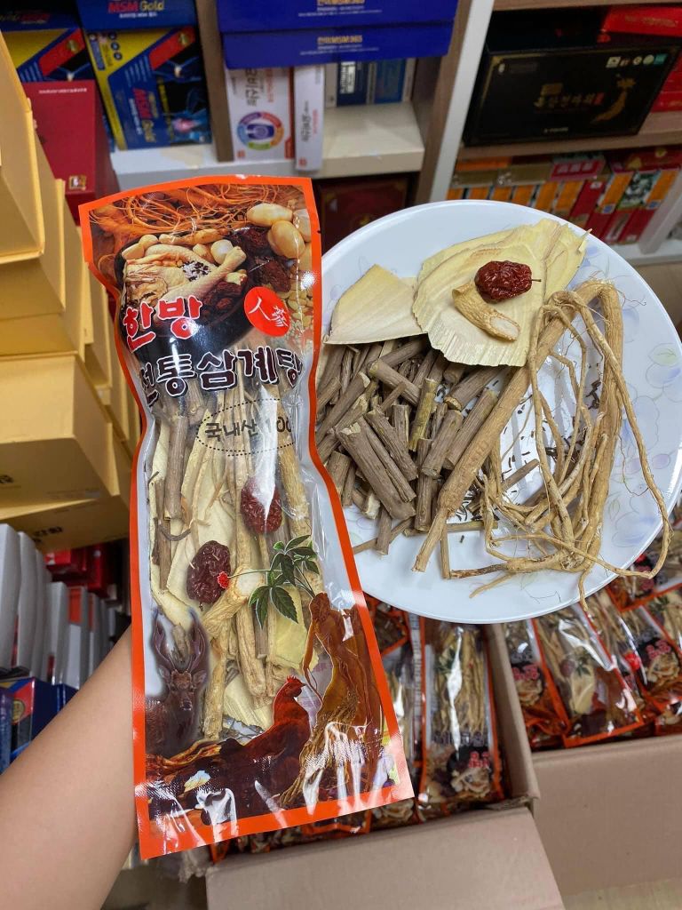 Gói Gia Vị Hồng Sâm Hàn Quốc 100GR - Gói Màu Đỏ